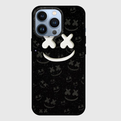 Чехол для iPhone 13 Pro Marshmello Cosmos pattern