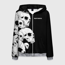 Мужская толстовка 3D на молнии Iron Maiden