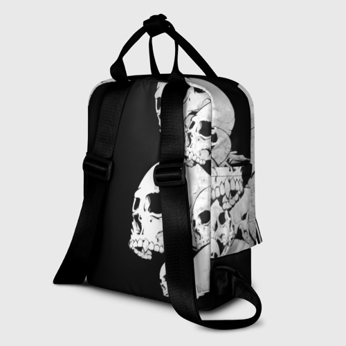 Женский рюкзак 3D с принтом Iron Maiden, вид сзади #1