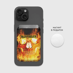 Картхолдер Magsafe магнитный Iron Maiden - фото 2