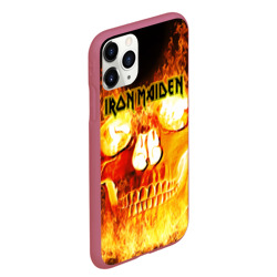 Чехол для iPhone 11 Pro Max матовый Iron Maiden - фото 2