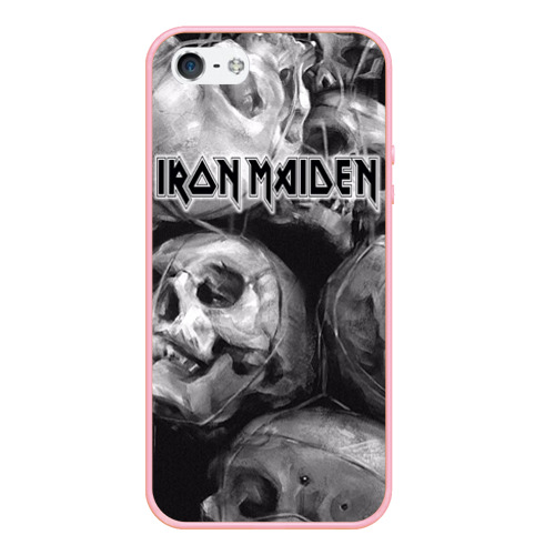 Чехол для iPhone 5/5S матовый Iron Maiden, цвет баблгам
