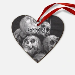 Деревянная игрушка Сердце Iron Maiden