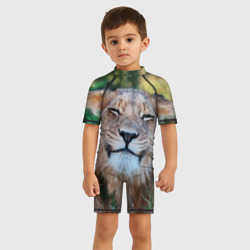 Детский купальный костюм 3D Улыбка львицы - фото 2