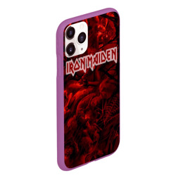 Чехол для iPhone 11 Pro Max матовый Iron Maiden - фото 2