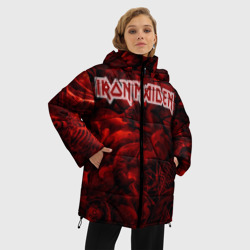 Женская зимняя куртка Oversize Iron Maiden - фото 2