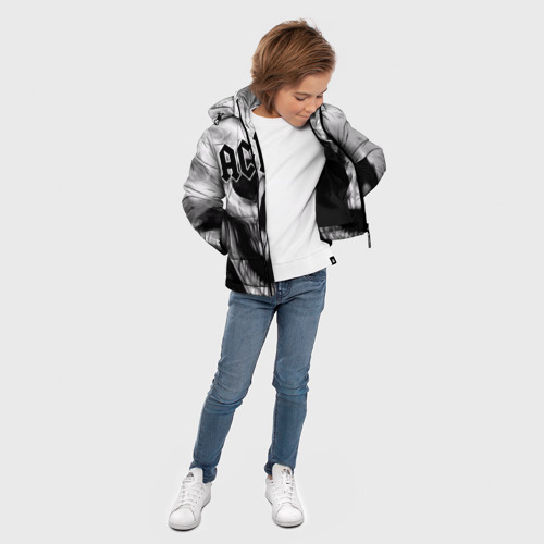 Зимняя куртка для мальчиков 3D AC/DC, цвет черный - фото 5