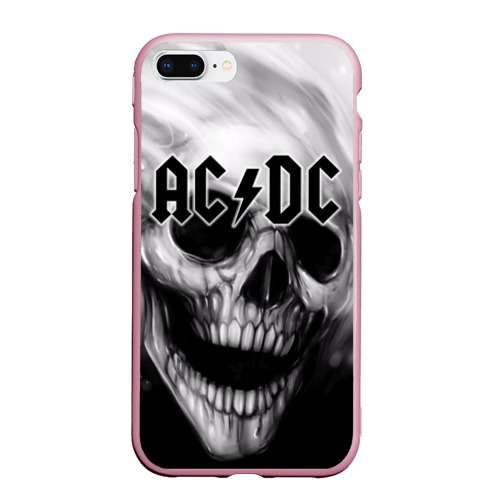 Чехол для iPhone 7Plus/8 Plus матовый AC/DC, цвет розовый