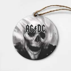 Деревянная игрушка круг AC/DC