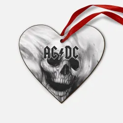 Деревянная игрушка Сердце AC/DC