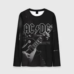 Мужской лонгслив 3D AC/DC