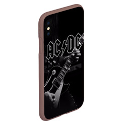 Чехол для iPhone XS Max матовый AC/DC - фото 2