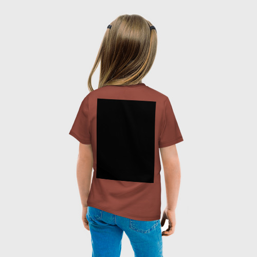 Детская футболка хлопок Ведьмак Маршмеллоу, цвет кирпичный - фото 6