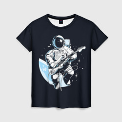 Женская футболка 3D Space rock