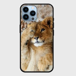 Чехол для iPhone 14 Pro Max Львенок
