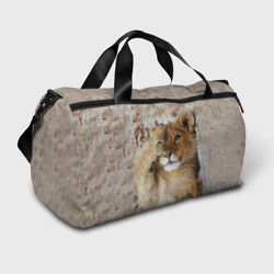 Сумка спортивная 3D Львенок