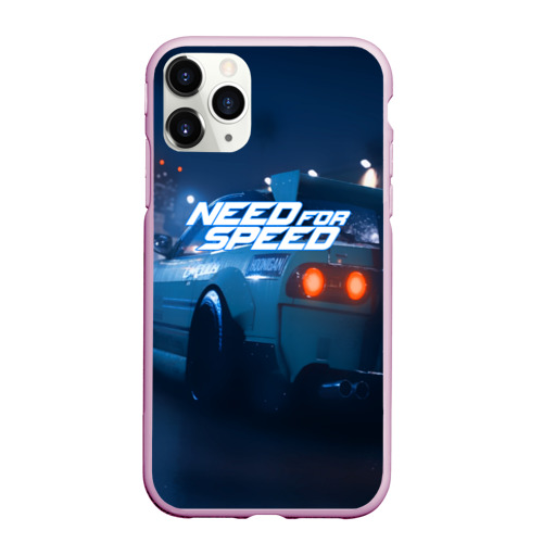 Чехол для iPhone 11 Pro Max матовый Need for Speed, цвет розовый