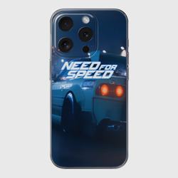 Чехол для iPhone 15 Pro Max силиконовый с защитой камеры Need for Speed
