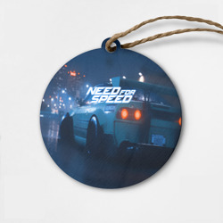 Деревянная игрушка круг Need for Speed