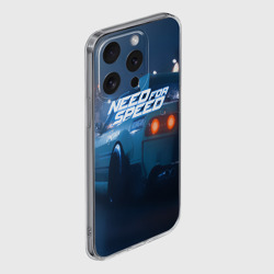 Чехол для iPhone 15 Pro Max силиконовый с защитой камеры Need for Speed - фото 2