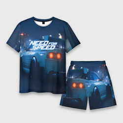 Мужской костюм с шортами 3D Need for Speed