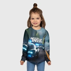 Детский лонгслив 3D Need for Speed - фото 2