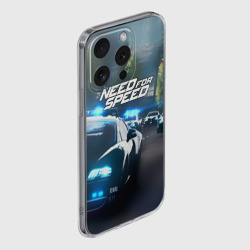 Чехол для iPhone 15 Pro Max силиконовый с защитой камеры Need for Speed - фото 2