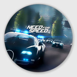 Круглый коврик для мышки Need for Speed