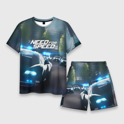 Мужской костюм с шортами 3D Need for Speed