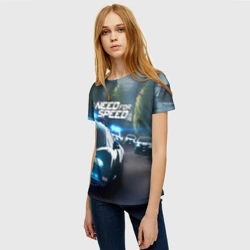 Женская футболка 3D Need for Speed - фото 2