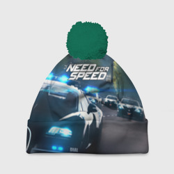 Шапка 3D c помпоном Need for Speed