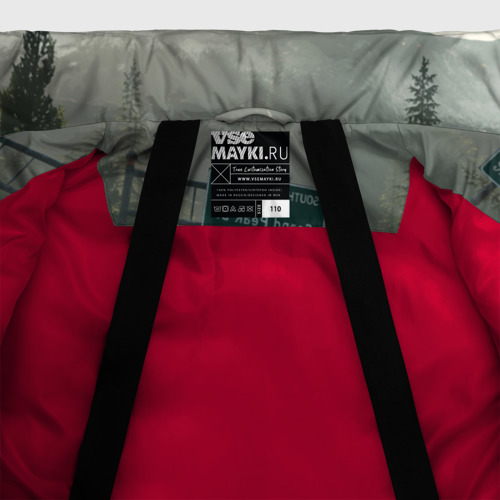 Зимняя куртка для девочек 3D NFS MW, цвет красный - фото 7