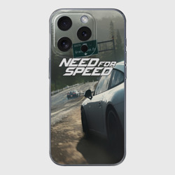 Чехол для iPhone 15 Pro Max силиконовый с защитой камеры NFS MW