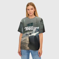 Женская футболка oversize 3D NFS MW - фото 2