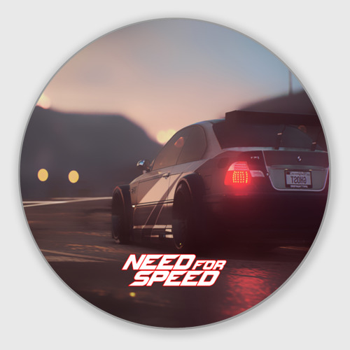 Круглый коврик для мышки NFS