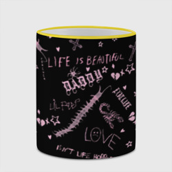 Кружка с полной запечаткой LIL Peep - Life Is Beautiful - фото 2
