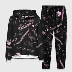 Мужской костюм с толстовкой 3D LIL Peep - Life Is Beautiful