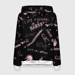 Женская толстовка 3D LIL Peep - Life Is Beautiful