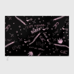 Флаг 3D LIL Peep - Life Is Beautiful