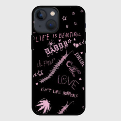 Чехол для iPhone 13 mini LIL Peep - Life Is Beautiful