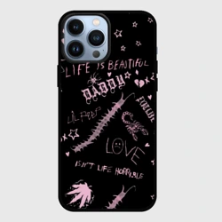 Чехол для iPhone 13 Pro Max LIL Peep - Life Is Beautiful