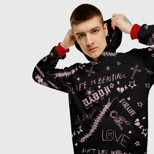 LIL PEEP - Life Is Beautiful, цвет: красный, фото 8