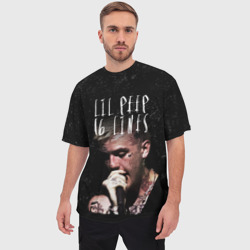 Мужская футболка oversize 3D LIL Peep - 16 Lines - фото 2
