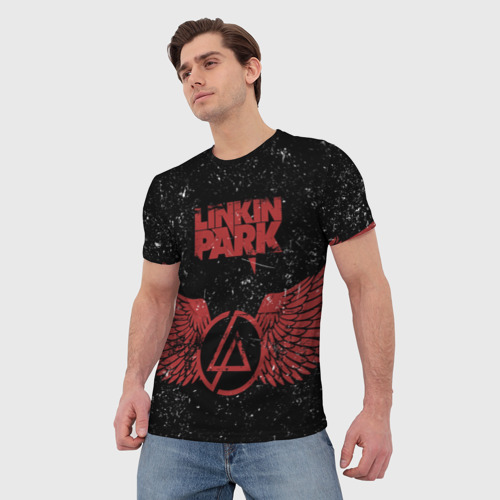 Мужская футболка 3D Linkin Park, цвет 3D печать - фото 3