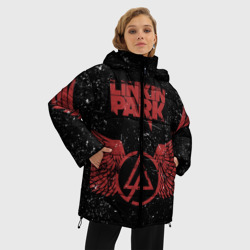 Женская зимняя куртка Oversize Linkin Park - фото 2