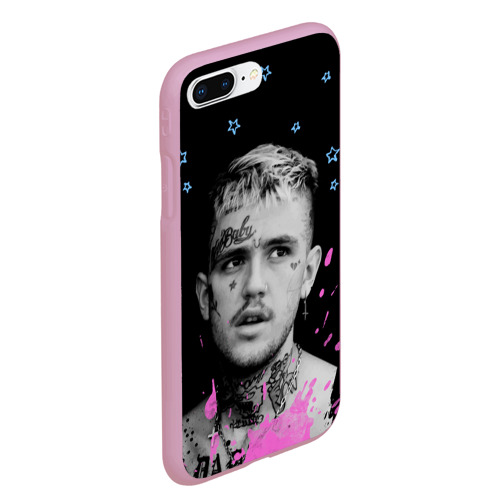 Чехол для iPhone 7Plus/8 Plus матовый LIL Peep - Runaway, цвет розовый - фото 3