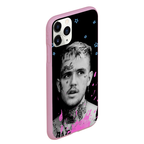 Чехол для iPhone 11 Pro Max матовый LIL Peep - Runaway, цвет розовый - фото 3