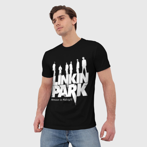 Мужская футболка 3D с принтом LINKIN PARK | ЛИНКИН ПАРК, фото на моделе #1