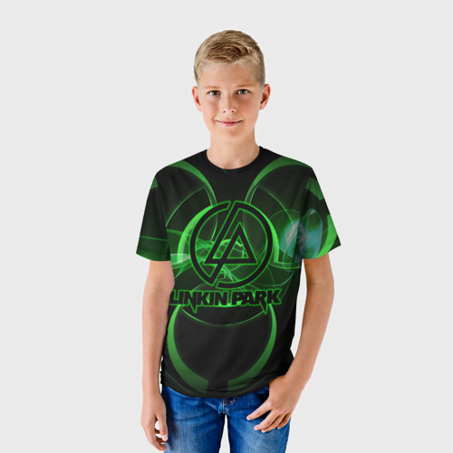 Детская футболка 3D Linkin Park, цвет 3D печать - фото 3