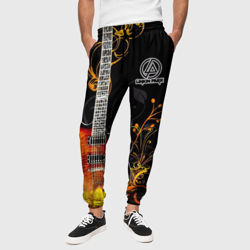 Мужские брюки 3D Linkin Park , цвет 3D печать - фото 4